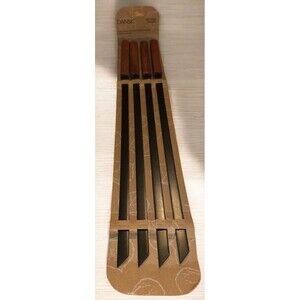 DANSK Set Of 4 Non Stick Skewers Wood Handle Grill New Vintage